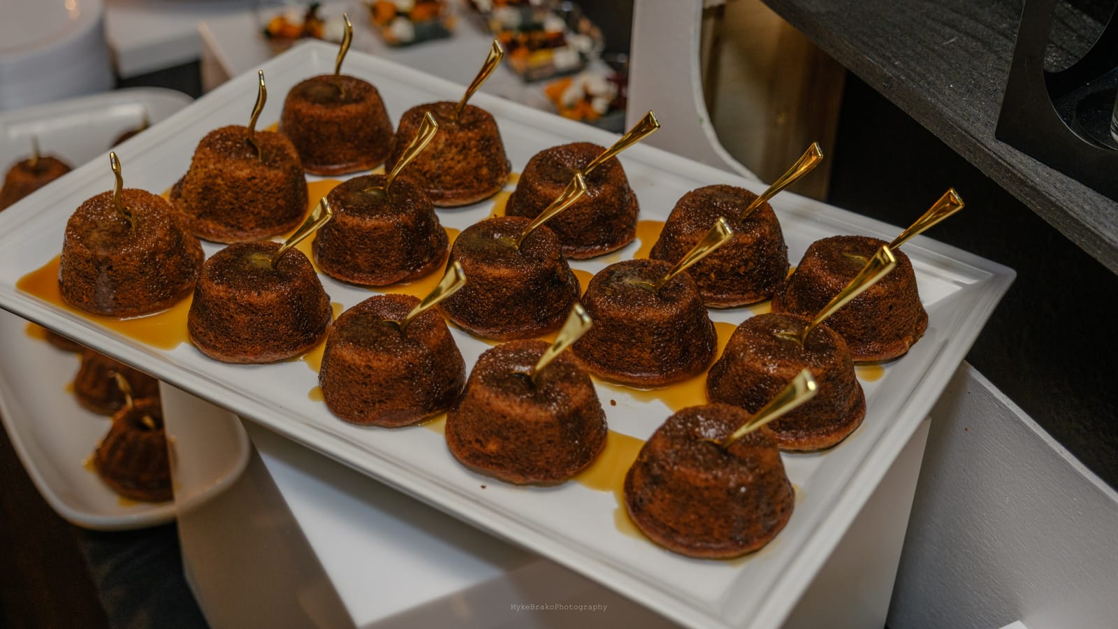 Dessert table catering setup by GourmetMaria
