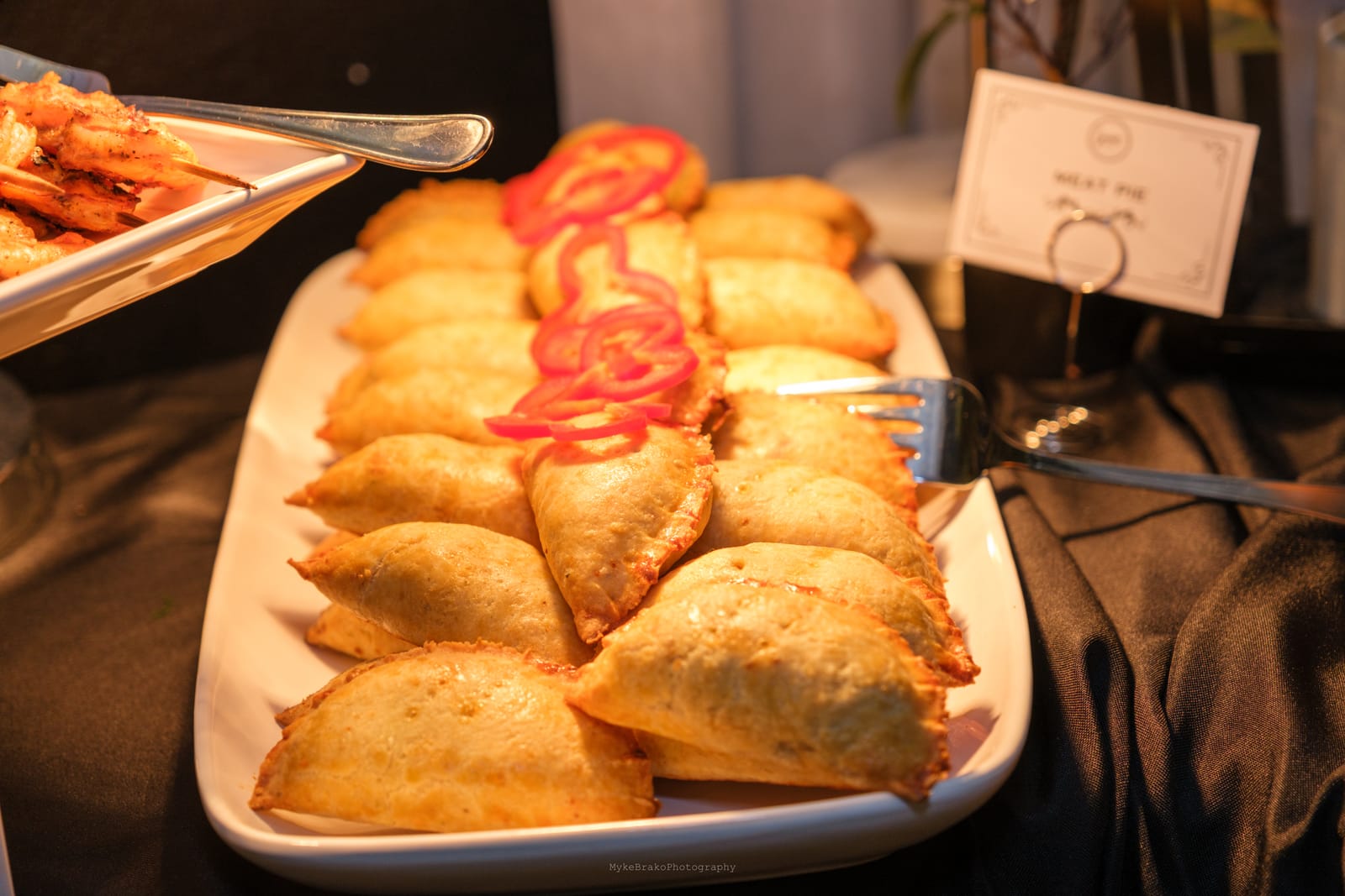 A tray of GourmetMaria meat pies